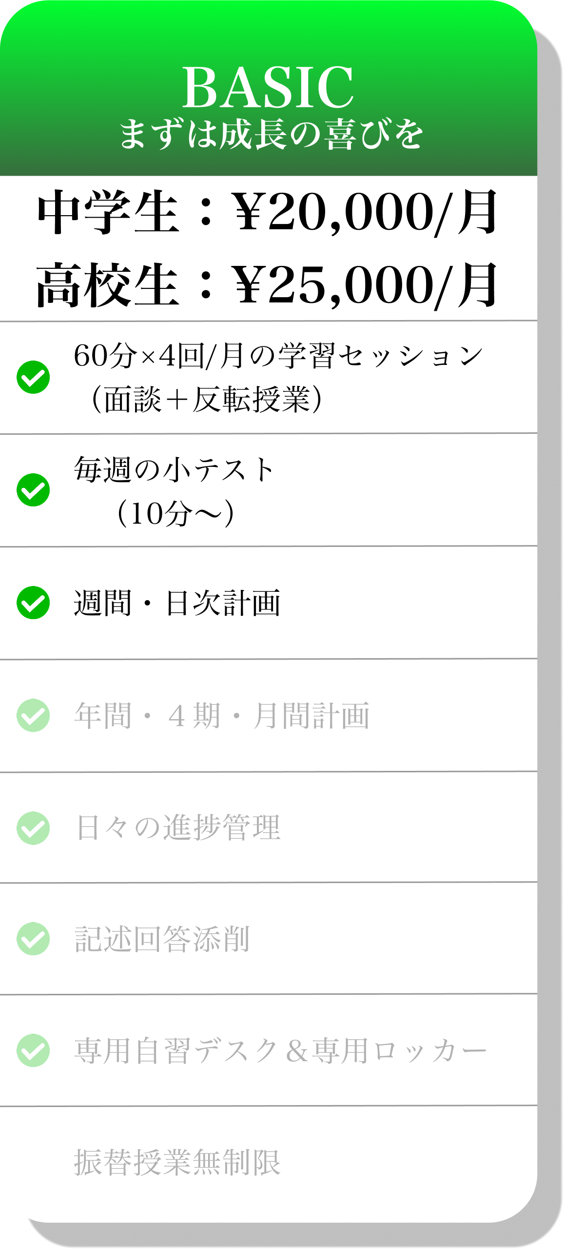 ベーシックプラン